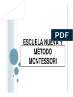 Escuela Nueva y Método Montessori [Sólo Lectura]
