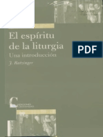 Joseph Ratzinger - El Espiritu de La Liturgia