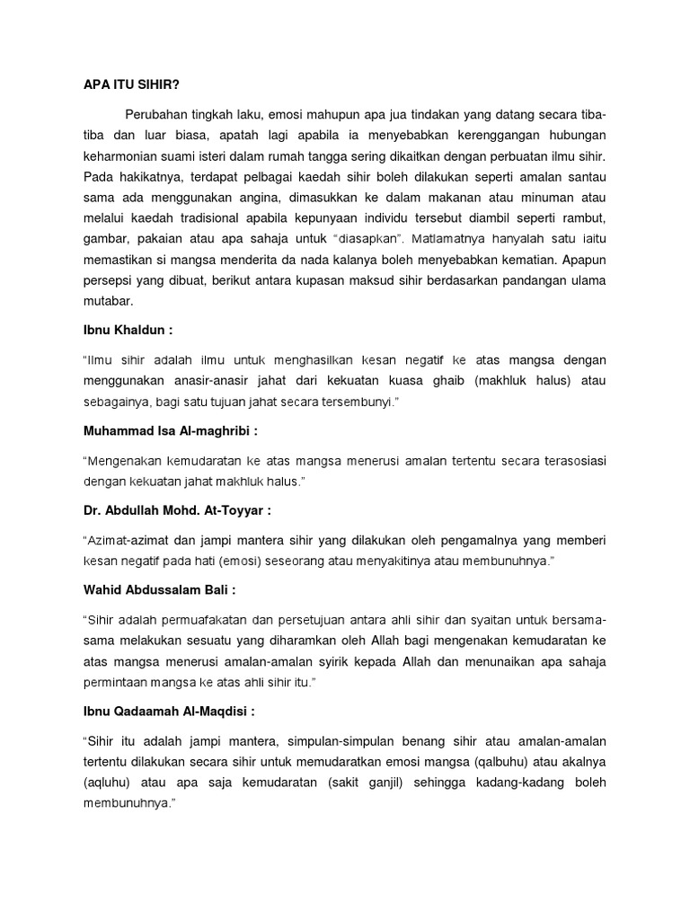 Apa Itu Sihir Pdf