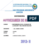 Autoexamen de Mamas