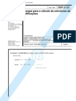 NBR 6120 NB 5 - Cargas Para o Calculo de Estruturas de Edificacoes