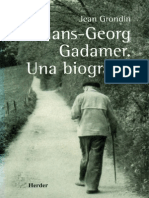 Gadamer, Una Biografía de Jean Grondin
