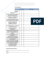 CheckList de Auditoria de Configuração