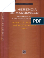 Aramayo R. y Villacañas, J. L. (Comp) - La Herencia de Maquiavelo (Modernidad y Voluntad de Poder)