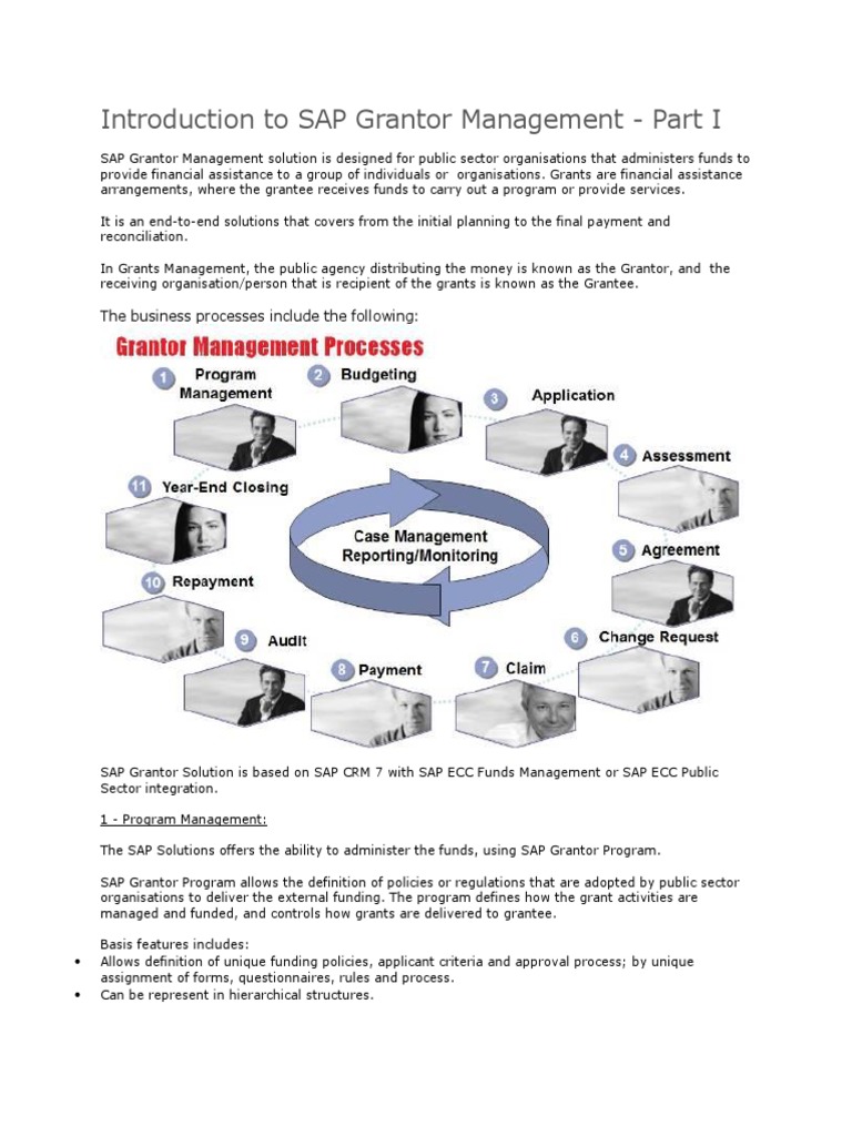 Overview of SAP Grantor Management | PDF | Business Process | Customer ...