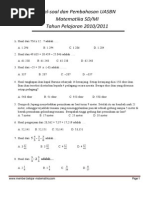 Soal-soal Uasbn SD 2011