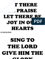 Let There Be Praise