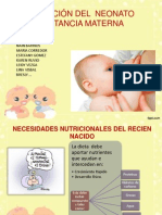 Nutrición Del Neonato