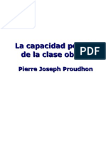 8529764 Proudhon La Capacidad Politica de La Clase Obrera