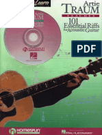 Artie Traum - 101 Essential Acoustic Riffs BOOK CD