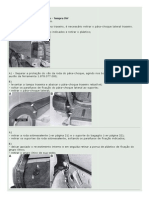 Substituição de chapas laterais e teto do Tempra SW