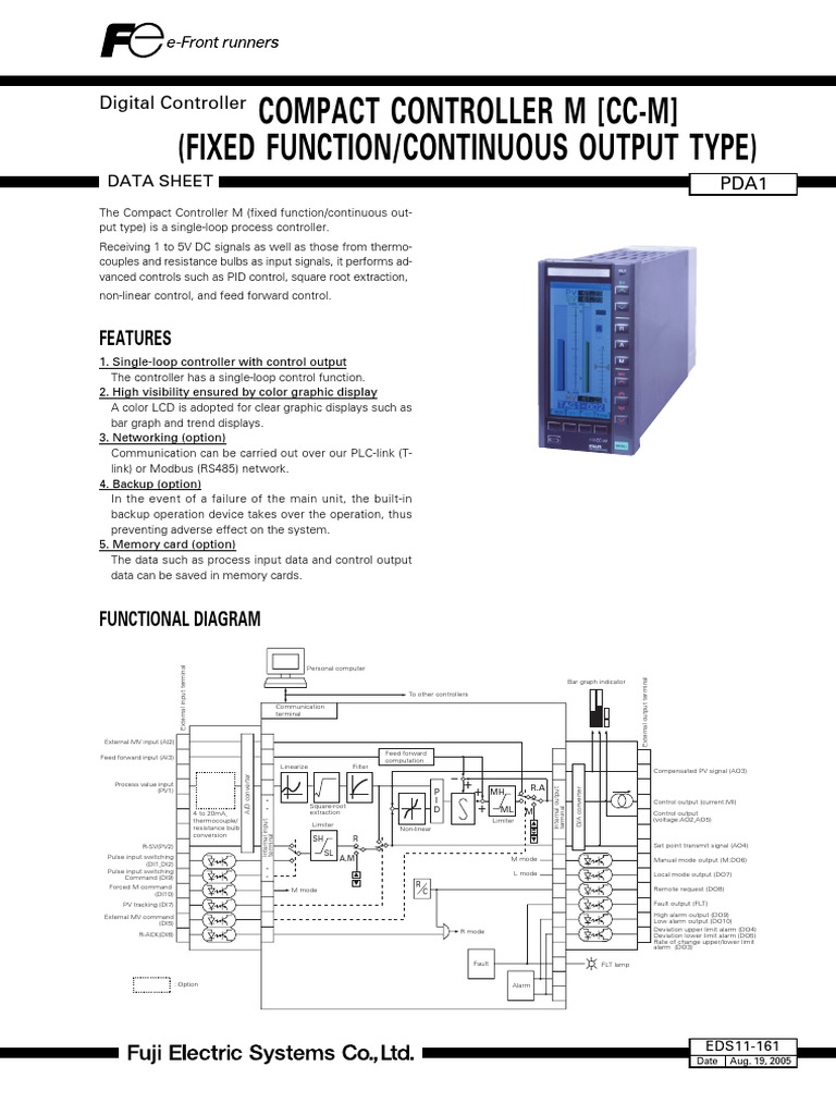 Data Sheet Compact Controller | PDF | Power Supply | Direct Current