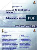 MOTORES DE COMBUSTION INTERNA 05 ADMISION Y ESCAPE