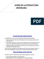 Determinaci+¦n de la estructura cristalina