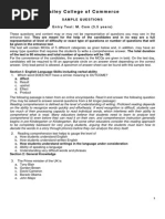 Download Entry Test Sample Paper for MCom by Shawn Parker SN236004188 doc pdf