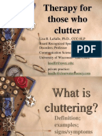 Therapy For Those Who Clutter