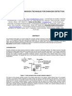 Use of Acoustic Emission Technique for Damages Detection