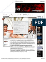 Cambia Las Preferencias Del Archivo RAW de Cámara en Photoshop