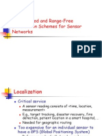 Range-Based and Range-Free Localization Schemes For Sensor Networks