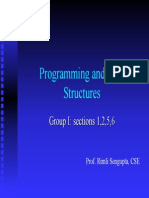 Programming and Data Structures: Group I: Sections 1,2,5,6
