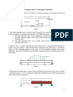 Tutorial Problems: Review of Strength of Materials I: sin (πx/ℓ) ,