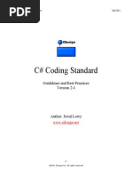 IDesign C# Coding Standard 2.4