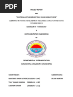 Project Report On DTMF Decoder