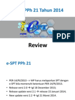 05 - e-SPT PPH 21 Tahun 2014 - Review