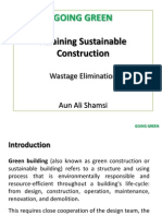 Going Green: Attaining Sustainable Construction