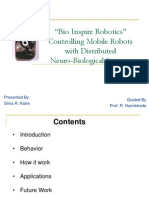 "Bio Inspire Robotics" Controlling Mobile Robots With Distributed Neuro-Biological Systems