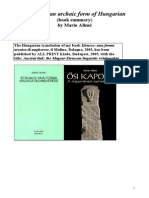 Etruscan: An Archaic Form of Hungarian (Book Summary) by Mario Alinei