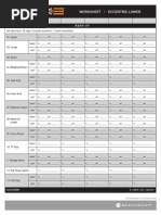 Worksheet Eccentric Lower: Date / Week