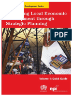 Promoting Local Economic Development Through Strategic Planning: Local Economic Development (LED) Series