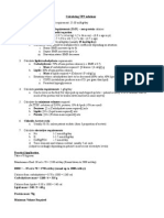 Calculating TPN Solutions