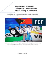 East Timor Bibliography May 2009