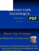 Kinesio Tape Technique: Geert Drenth