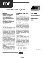 Efficient C Coding for AVR