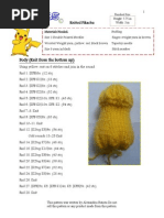 Pikachu Pattern PDF