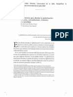 Lectura Primer Corte Resignificar La Globalizacion PDF