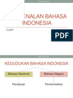 Pengenalan Bahasa Indonesia