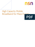 NSN High Capacity Mobile Broadband For Mass Events White Paper