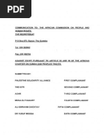 Download African Human Rights Complaint Against Egypt Re Rafah Closing by Sarah K Hogarth SN236045426 doc pdf