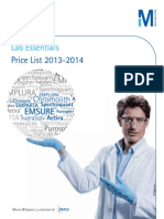 Lab Essentials Price List 2013 2014