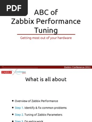 Alexei Vladishev Zabbix Performance Tuning Pdf Postgre Sql Databases