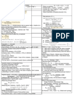 Finance Equations