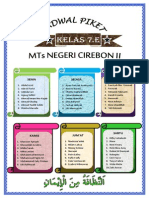 Jadwal Piket 7E 2014 2015 PDF