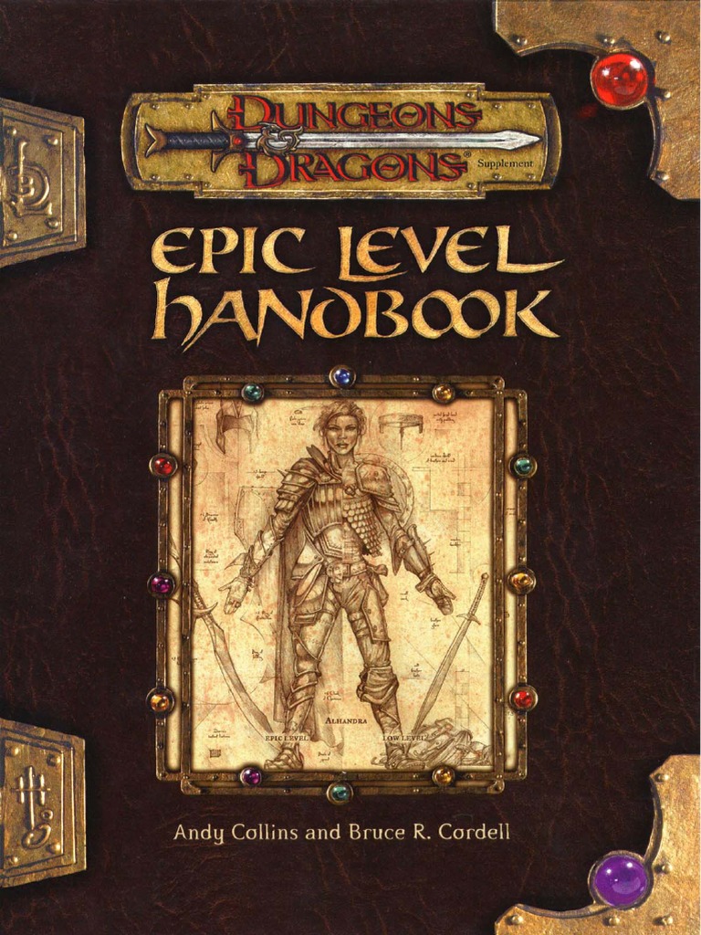 D D 3 5 Epic Level Handbook Wizards Of The Coast Games Fantasy Creatures