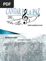 Cantar Pela Paz Projeto