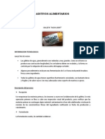 ADITIVOS ALIMENTARIOS PRODUCTO