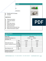 FC Fiber Optic Attenuator: Features